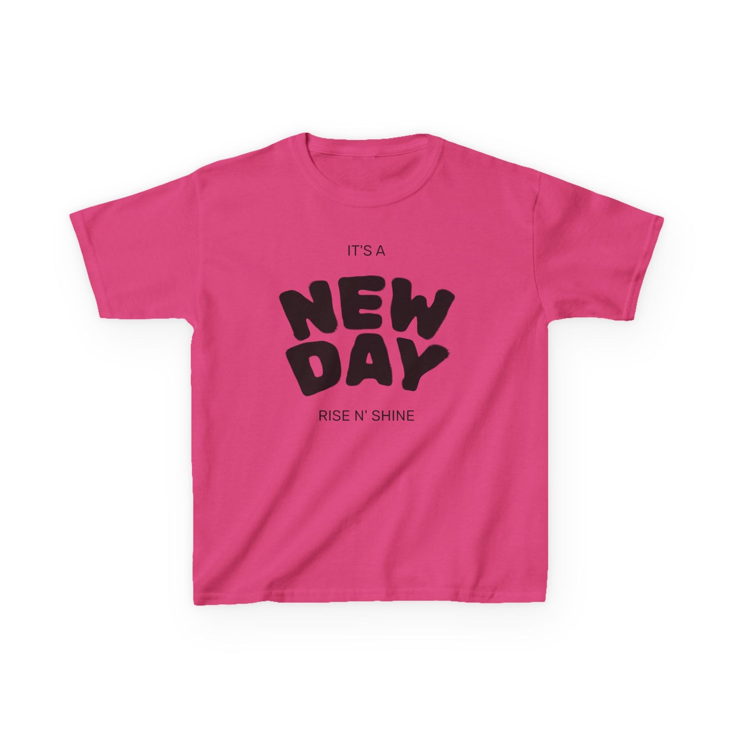 “It’s a New Day” Kids T-Shirt – Soft Cotton Tee for Slime Lovers, Playful Kids, Birthday Gift & Everyday Wear