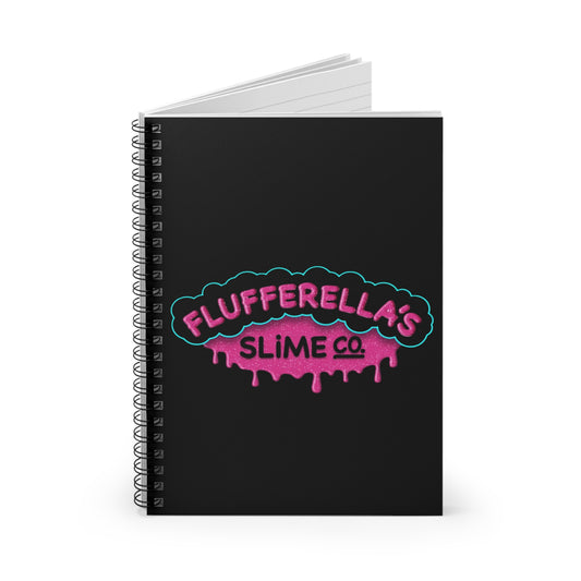 Flufferella's Slime Co. Spiral Notebook - Fun & Funky Ruled Lines