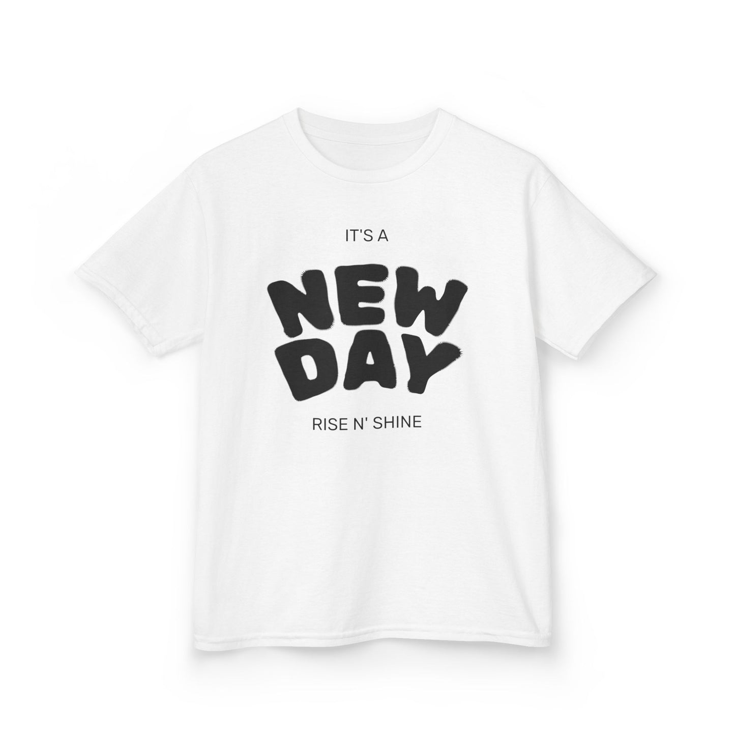 “It’s a New Day” Kids T-Shirt – Soft Cotton Tee for Slime Lovers, Playful Kids, Birthday Gift & Everyday Wear