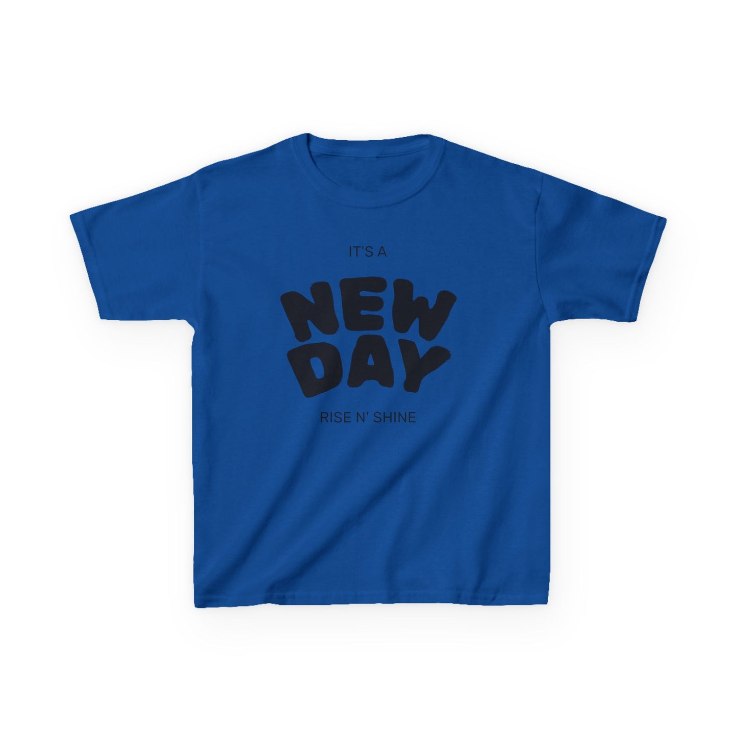 “It’s a New Day” Kids T-Shirt – Soft Cotton Tee for Slime Lovers, Playful Kids, Birthday Gift & Everyday Wear