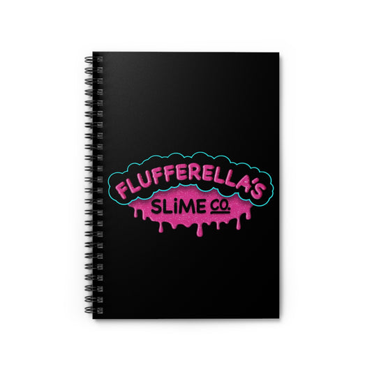Flufferella's Slime Co. Spiral Notebook - Fun & Funky Ruled Lines