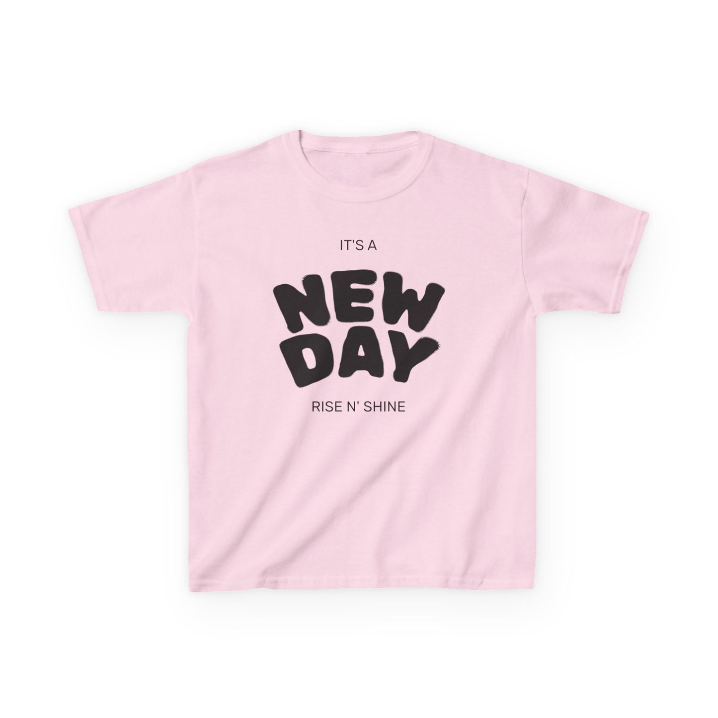 “It’s a New Day” Kids T-Shirt – Soft Cotton Tee for Slime Lovers, Playful Kids, Birthday Gift & Everyday Wear