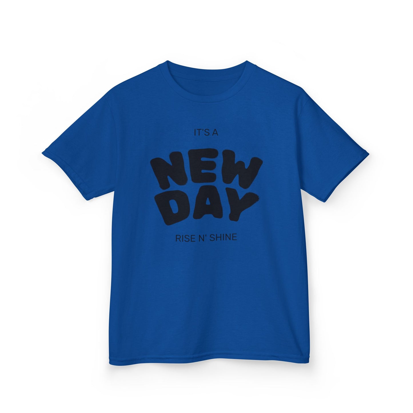 “It’s a New Day” Kids T-Shirt – Soft Cotton Tee for Slime Lovers, Playful Kids, Birthday Gift & Everyday Wear