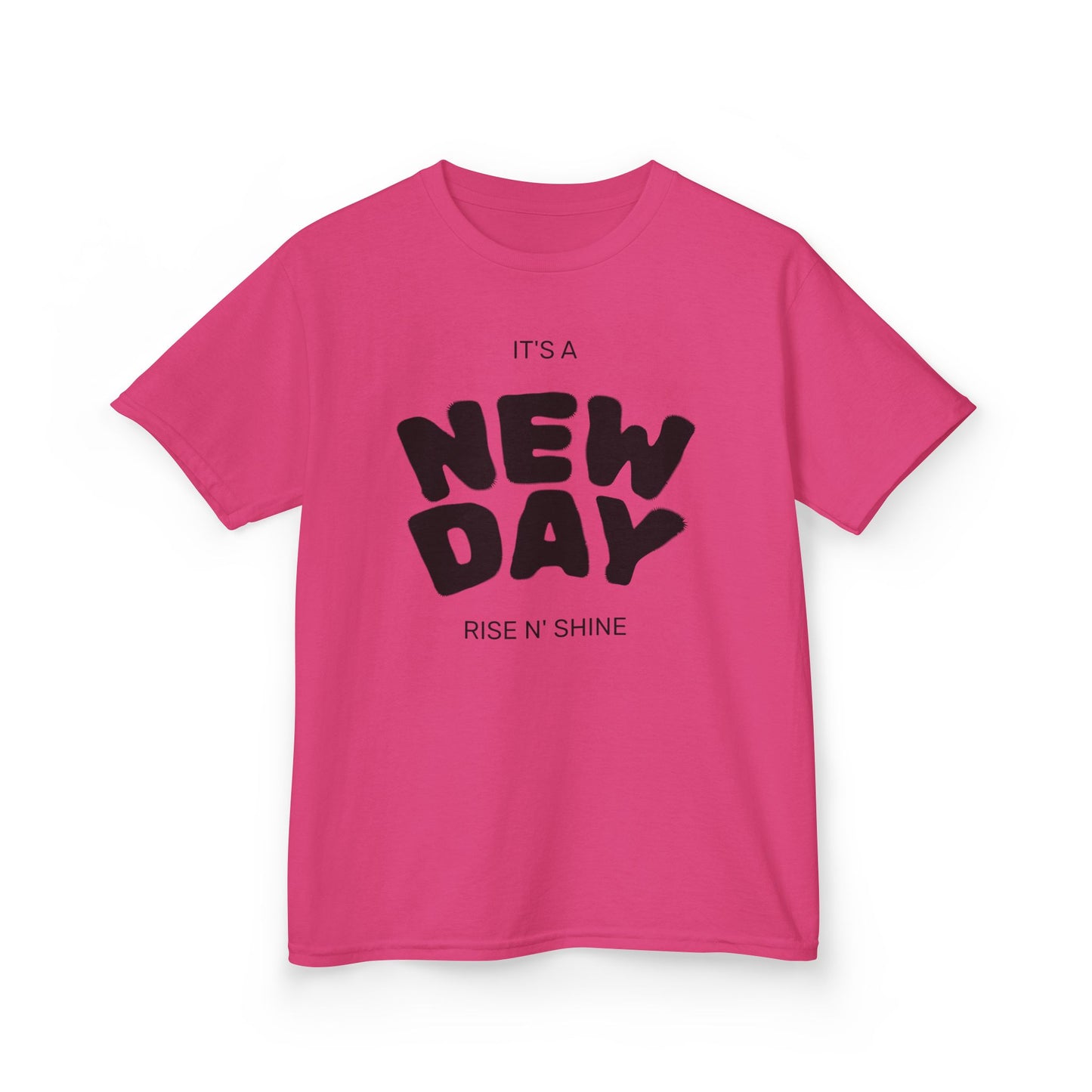 “It’s a New Day” Kids T-Shirt – Soft Cotton Tee for Slime Lovers, Playful Kids, Birthday Gift & Everyday Wear