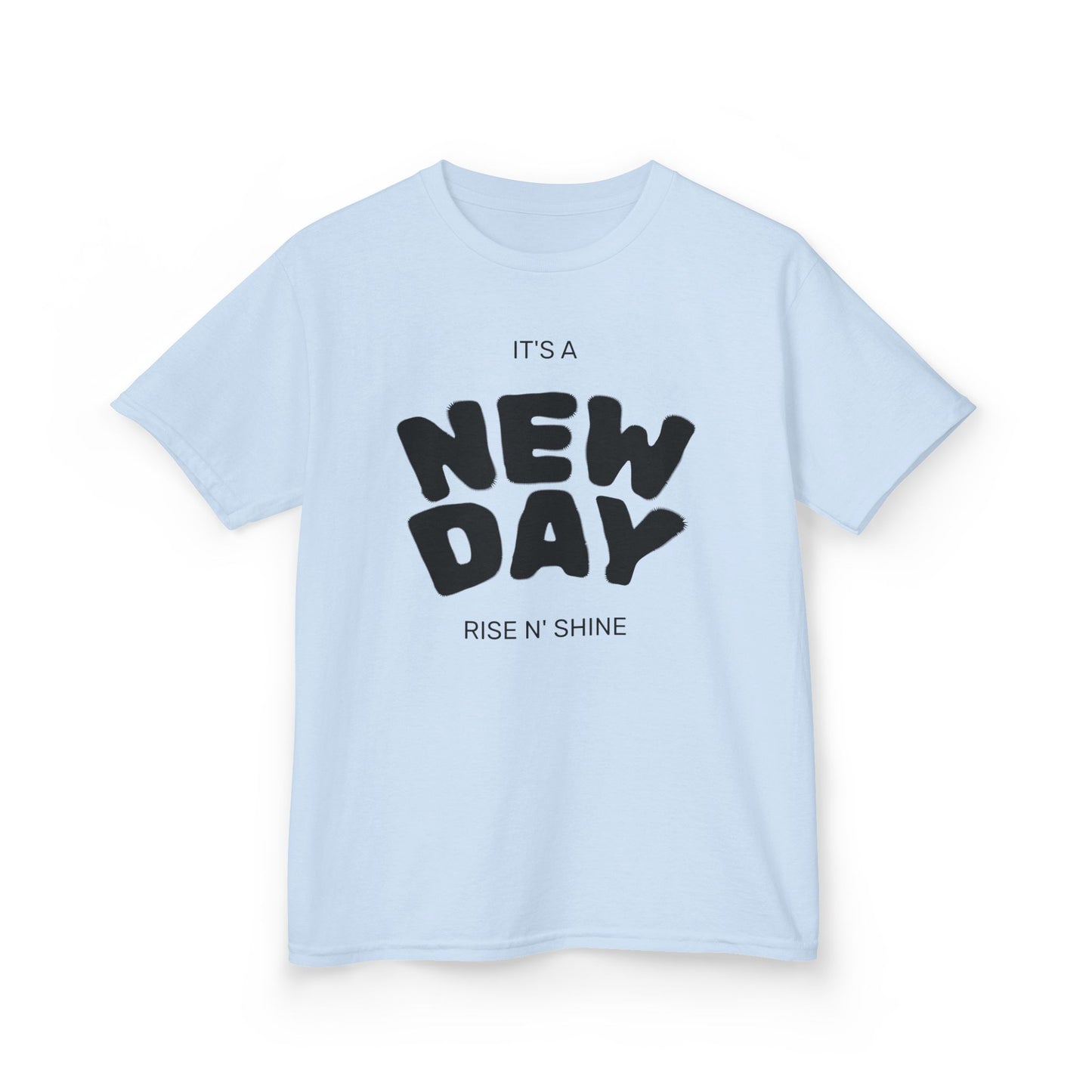 “It’s a New Day” Kids T-Shirt – Soft Cotton Tee for Slime Lovers, Playful Kids, Birthday Gift & Everyday Wear