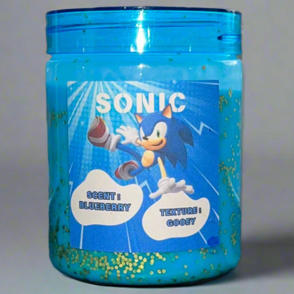 Sonic Blueberry Scented Gooey Slime (8oz)