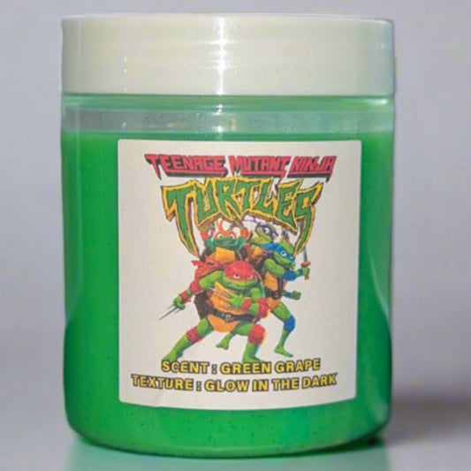 Teenage Mutant Ninja Turtles Green Grape Scented Glow-in-the-Dark Slime (8oz)