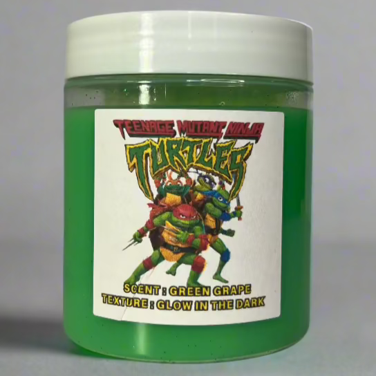 Teenage Mutant Ninja Turtles Green Grape Scented Glow-in-the-Dark Slime (8oz)