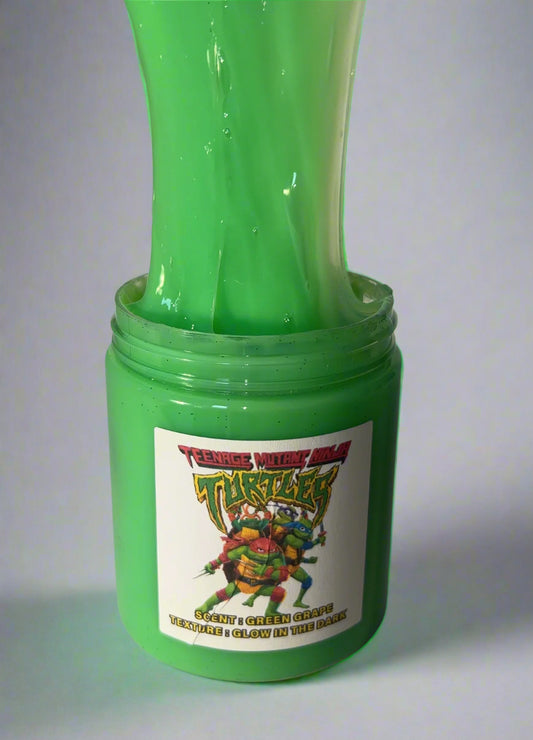 Teenage Mutant Ninja Turtles Green Grape Scented Glow-in-the-Dark Slime (8oz)