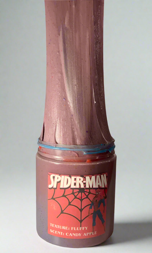 Spider-Man Candy Apple Scented Fluffy Slime (8oz)