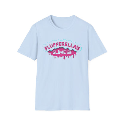 Flufferella's Slime Co Unisex Softstyle T-Shirt – Fun & Colorful Graphic Tee for Kids, Teens & Slime Lovers