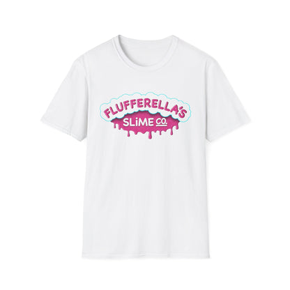 Flufferella's Slime Co Unisex Softstyle T-Shirt – Fun & Colorful Graphic Tee for Kids, Teens & Slime Lovers