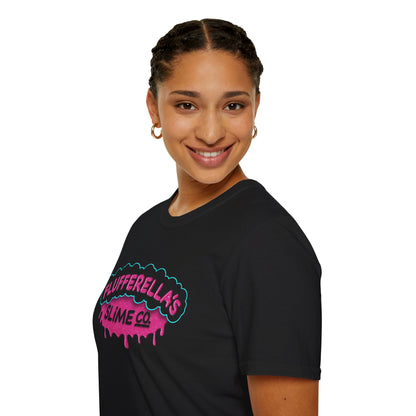 Flufferella's Slime Co Unisex Softstyle T-Shirt – Fun & Colorful Graphic Tee for Kids, Teens & Slime Lovers
