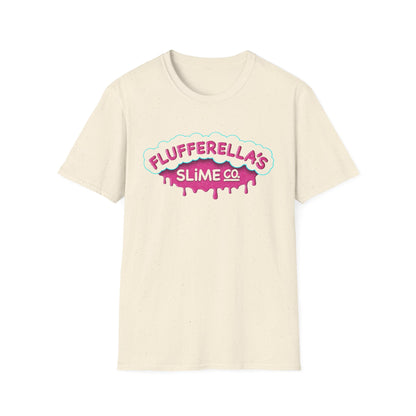 Flufferella's Slime Co Unisex Softstyle T-Shirt – Fun & Colorful Graphic Tee for Kids, Teens & Slime Lovers