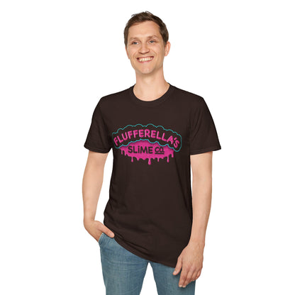 Flufferella's Slime Co Unisex Softstyle T-Shirt – Fun & Colorful Graphic Tee for Kids, Teens & Slime Lovers