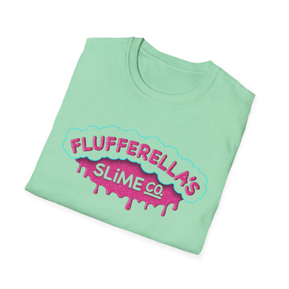 Flufferella's Slime Co Unisex Softstyle T-Shirt – Fun & Colorful Graphic Tee for Kids, Teens & Slime Lovers